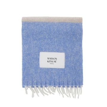 MAISON KITSUNE アルパカストライプマフラー 360 153740642