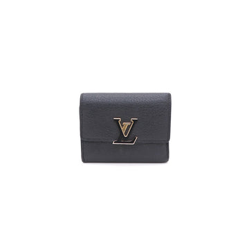 Louis Vuitton Black Tournon Leather Capucines XS Wallet 153744158
