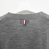Thom Browne Diagonal Stripe 4 Bar Merino Wool Cardigan Pale Grey 123467219 [P]