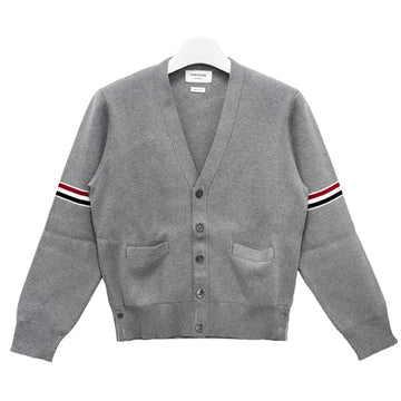 THOM BROWNE 23SS ミラノ スティッチ ストライプ アームバンド カーディガン 123467198