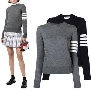 Thom Browne Diagonal Merino Wool Knit 153746433
