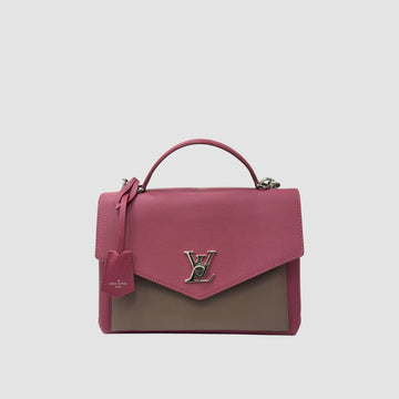 Louis Vuitton My Lockme Tote 2 Way Pink Beige 153746492