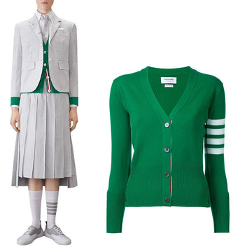 Thom Browne Classic Cashmere Cardigan FKC001A 153746498