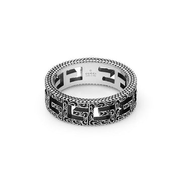 GUCCI Ring YBC576993001 Quadrat G Silber Unisex 37284728
