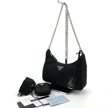 Prada Tessuto Re-edition Multi Hobo Bag 1BH204 153748390