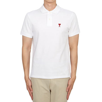 AMI Short Sleeve Polo T-shirt 26SS BFUPL001 760 100 (Unisex) 153748414 [P]
