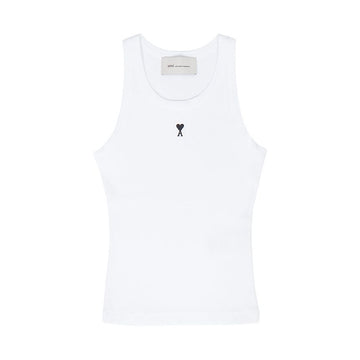 AMI [Limitiert auf 30 Stück] Frauen ärmelloses T-Shirt FTP811 JE0117 100 153748425