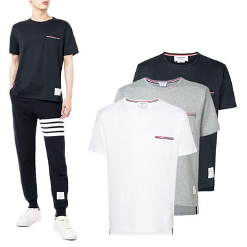 THOM BROWNE 三線ポケット半袖Tシャツ MJS010A 153748493