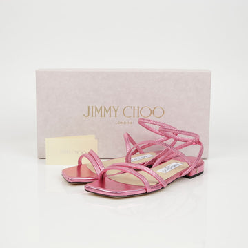 Jimmy Choo Nori 15 Strap Sandals Size 36.5 153469321