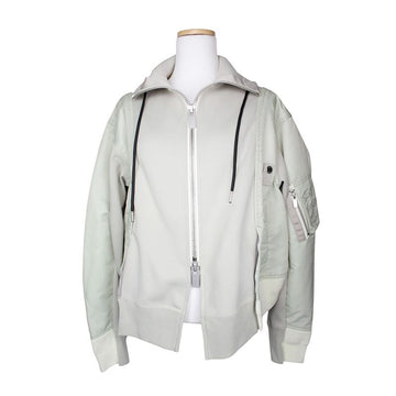 SACAI イエローグリーン フーデッド ジャケット 66 153754727