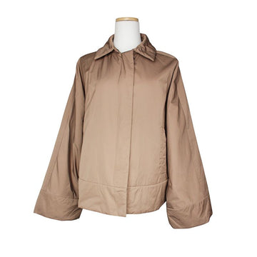 MAXMARA ライトブラウンパディングジップジャケット 55, 66 153754985