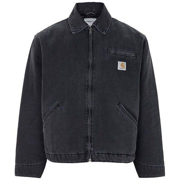 CARHARTT ブラック グラインドウォッシュ OG デトロイト デニム ジャケット I036259 89B7 153764984