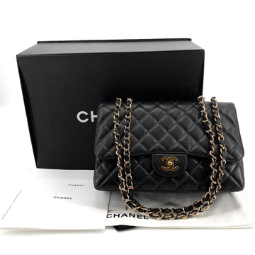CHANEL クラシックキャビアラージショルダーバッグ (ジャンボ) 123456 153766025