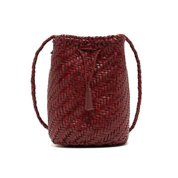 Dragon Diffusion 8838 BORDO Pom Pom Double Jump Shoulder Bag 146392220