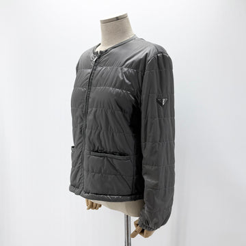 Prada Nylon Triangle Logo Lightweight Short Padded Jacket for Women 153766408