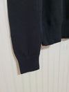 AMI Black Small Heart Embroidery Wool Knit E20HK001 153767198 [P]
