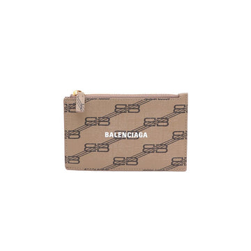 Balenciaga Brown Coin Zip Card Holder 640535 153767839