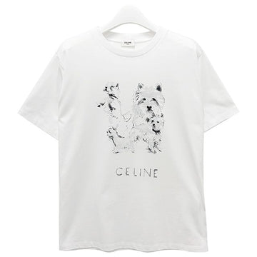 Celine Logo Print Oversized T-Shirt 153767983
