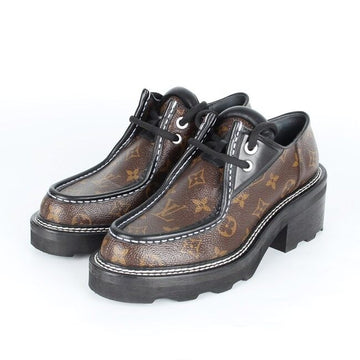 LOUIS VUITTON Bourbourg Plattform Derby 38.5 153767992