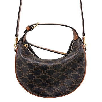 Celine 26SS Triomphe Canvas Teen Lulu Handbag (120722FQM 04LU) 153768041