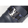 LOUIS VUITTON レザー ローファー ネイビー 7.5 153768096 [P]