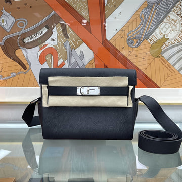 HERMES メッセンジャーバッグ トゴ PM ブラック シルバー金具 H085671CK89 G刻印 153785018
