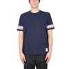 THOM BROWNE Texturiertes Baumwolle Kurzarm T-Shirt 153764917 [P]