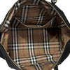 BURBERRY ナイロン トートバッグ ショルダーバッグ レターリング ロゴ ブラック 153786168 [P]