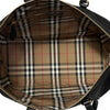 BURBERRY ナイロン トートバッグ ショルダーバッグ レターリング ロゴ ブラック 153786168 [P]