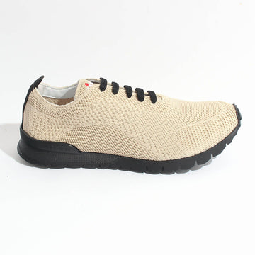 KITON 26SS メッシュ ランニング スニーカー ベージュ ブラック N0080 934 153786386