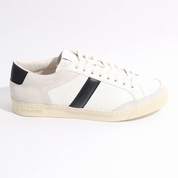 Tom Ford Grain Leather Suede Blake Sneakers White J1597 LCL532N WWH 153787430