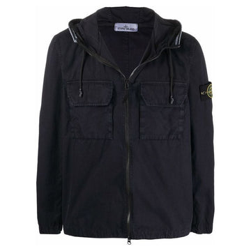 Stone Island Stone 22SS Logo Cotton Hoodie Jacket Navy 7615122WN V0120 30722429