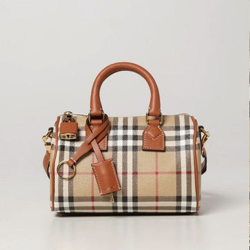 BURBERRY ミニ チェック ボウリングバッグ 152230484
