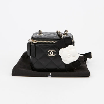 CHANEL Camellia Vanity Chain Shoulder Crossbody Bag 153369017