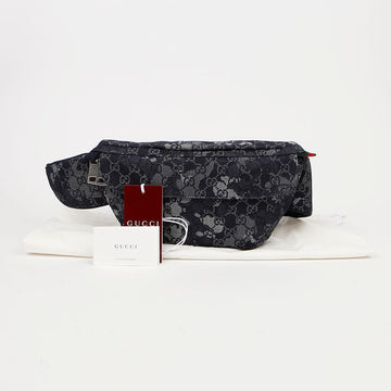 GUCCI 851706 GG デニム ラージ ベルトバッグ 153468518