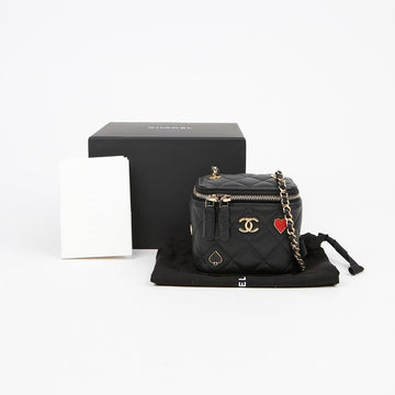 CHANEL Caviar Vanity Mini Shoulder Crossbody Bag AP3078 153493828