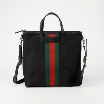 GUCCI Webstreifen Tote Schultertasche 619751 153370178