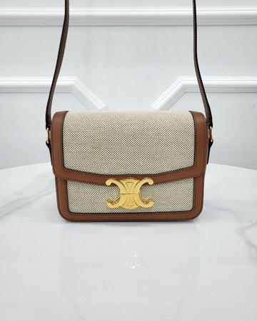 CELINE ナチュラルキャンバスミニトライアンフバッグ 188882BGI 153792621