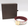 LOUIS VUITTON Weißer Multi-Monogram Gürtel 30MM 90 153793642 [P]