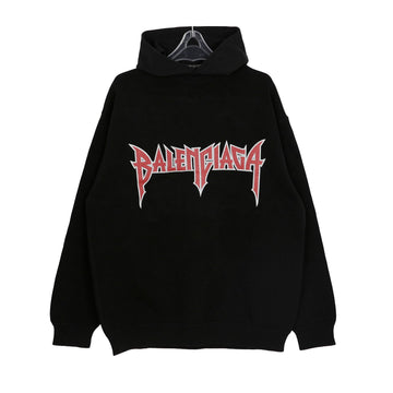 BALENCIAGA メタルロゴフーディ Lサイズ 743802 153494184