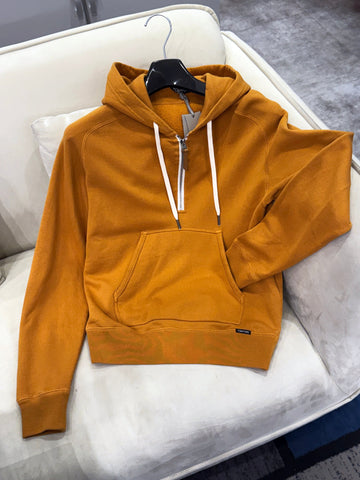 Tom Ford Half-Zip Hooded Orange 153795802