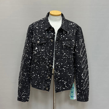 OFF WHITE Mal Effekt Diag Denim Jacke 153824192