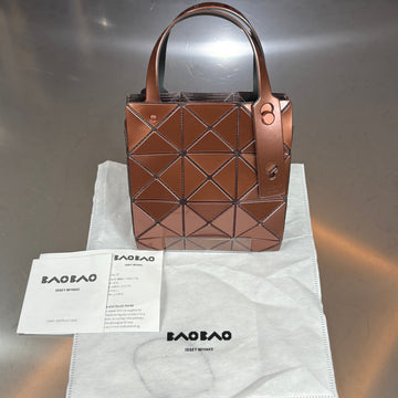 ISSEY MIYAKE キャロットブラウンハンドバッグ 153828533