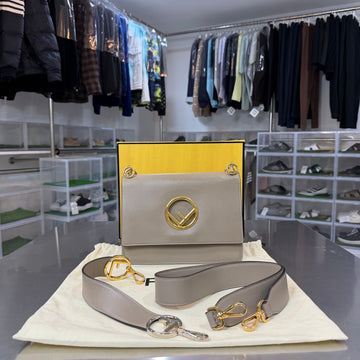 Fendi Leather Kan I F Shoulder Bag 153828553