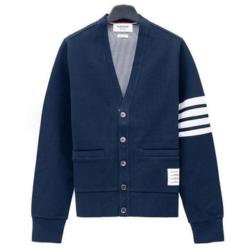 Thom Browne 4-bar Pique Cardigan Navy MJT325AJ0008-415 41290406