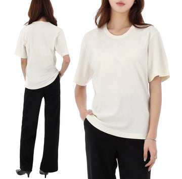 LEMAIRE リブ 半袖 Tシャツ TS0002 LJ1016 WH048 153843573