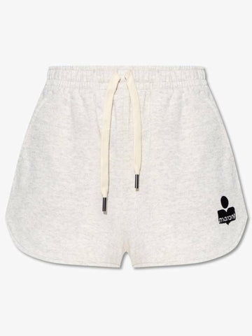 ISABEL MARANT Bündchen Shorts mit Logo SH0022FA A1M78E 23EC 133043507
