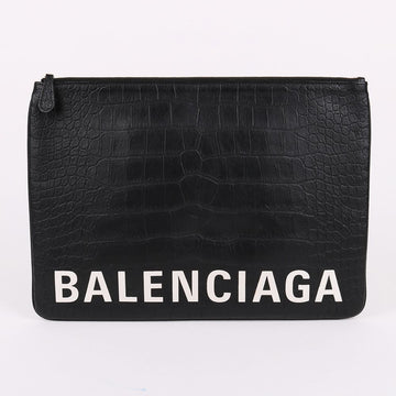 Balenciaga Crocodile Pattern Large Clutch Bag 579550 153845599