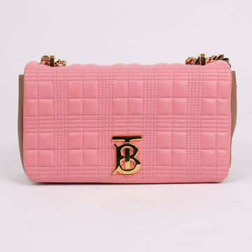 BURBERRY バイカラーローラー小型チェーンショルダーバッグ 153846162