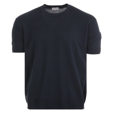 MONCLER Seidenbaumwolle Strick Kurzarm T-Shirt 25SS 9C00011 M6329 742 136603498